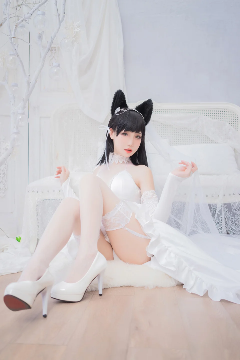 焖焖碳 - 碧蓝航线·爱宕 花嫁 [20P-211MB] tg@simisebaisi 【丝足阁】019.webp